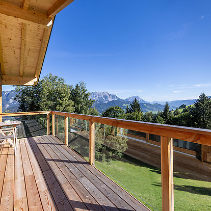 Ausblick vom Balkon