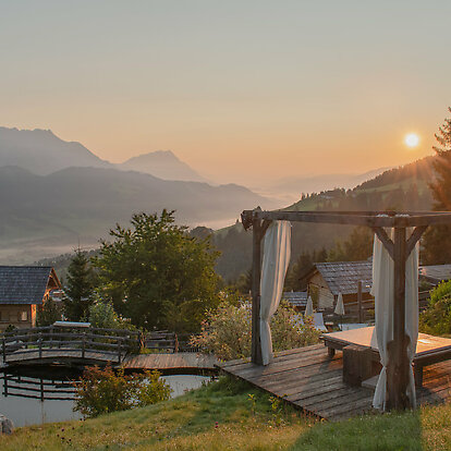 Morning hours at the natural pond